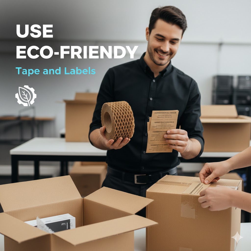 Eco-Friendly Moving Tips — Sustainable Packing & Transport Hacks Use Eco-Friendly Tape and Labels