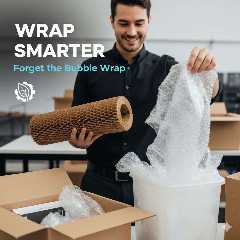 Eco-Friendly Moving Tips — Sustainable Packing & Transport Hacks Wrap Smarter — Forget the Bubble Wrap