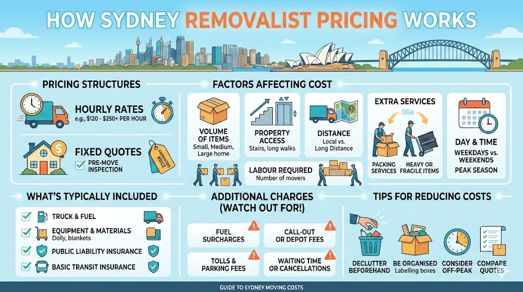 The Complete Sydney Moving Cost Breakdown — Updated 2026 How Sydney Removalist Pricing Works