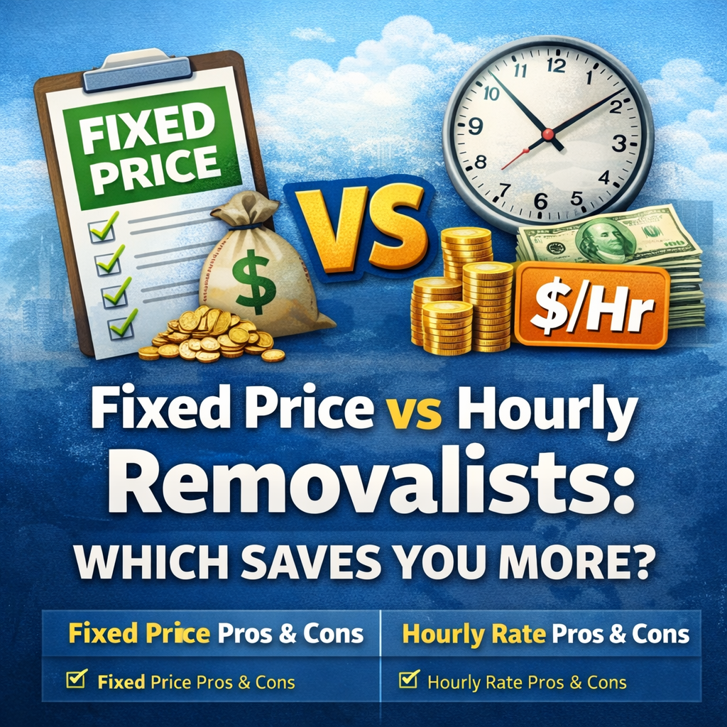 Fixed Price vs Hourly Removalists: Which One Saves You More?