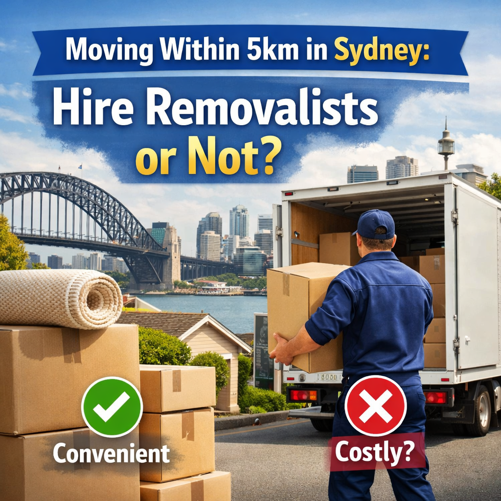 Moving Within 5km in Sydney: Is It Worth Hiring Removalists?