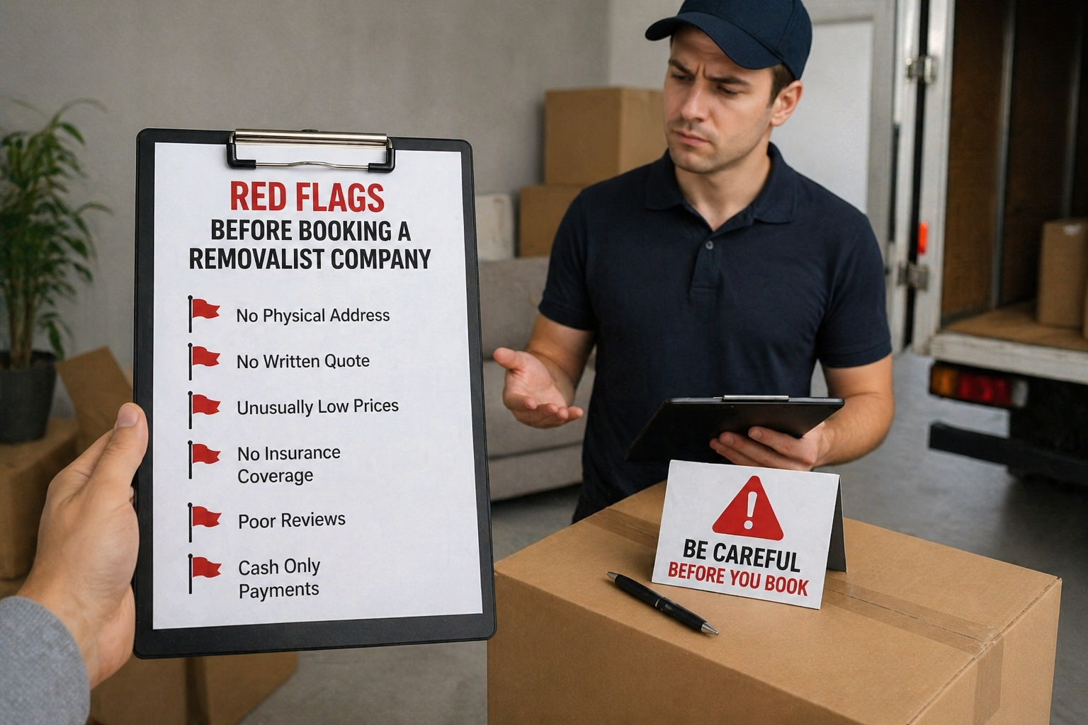 Red Flags to Watch Before Booking a Removalist Company