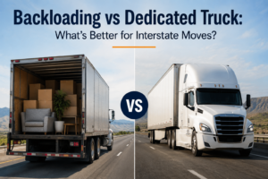 Backloading vs Dedicated Truck for interstate moves