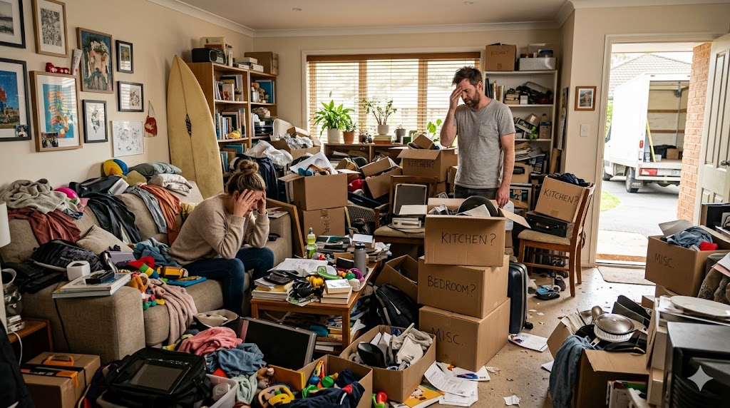 Not Decluttering Before Moving Day