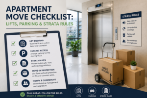 Apartment Move Checklist: Lifts, Parking & Strata Rules