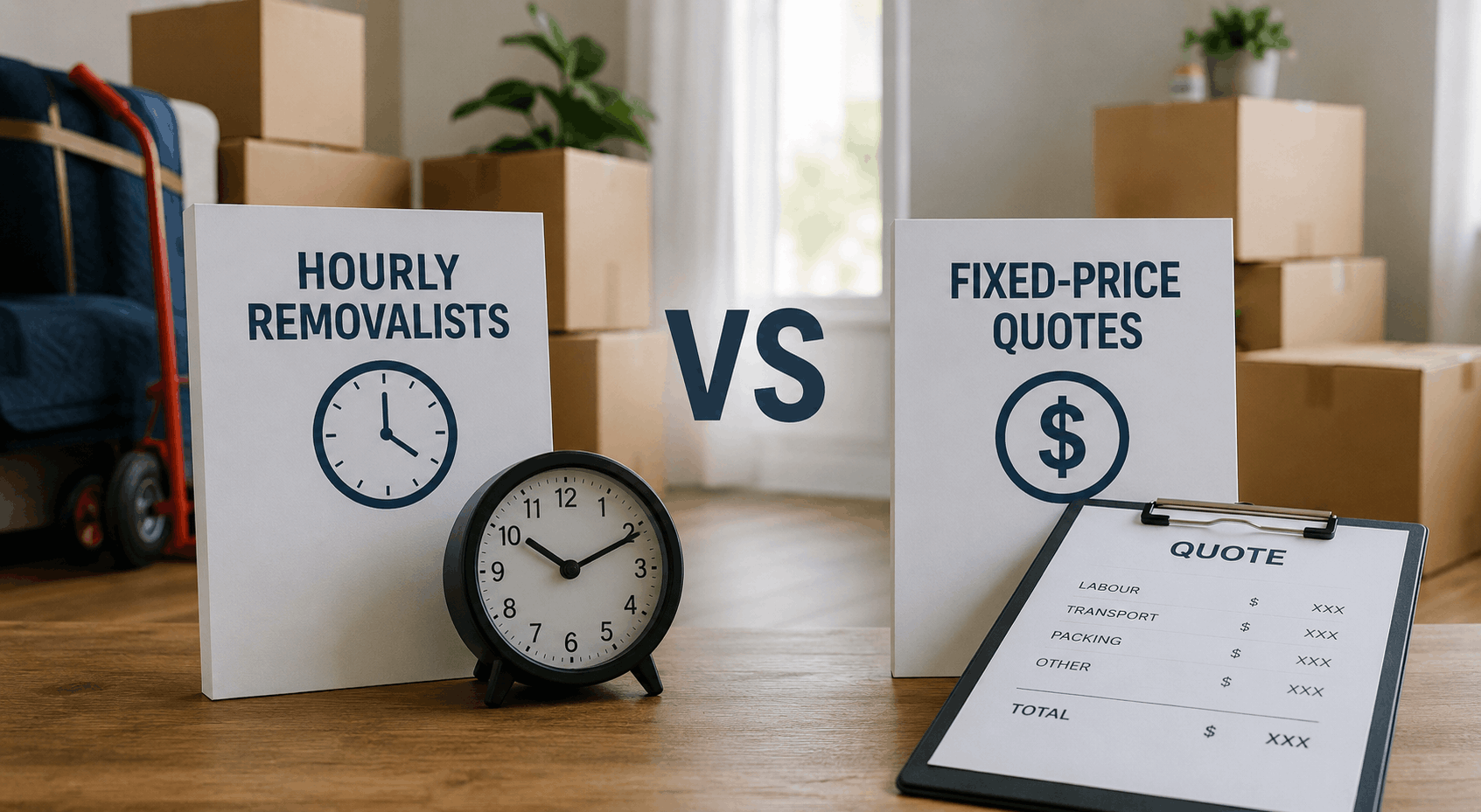 Hourly Removalists vs Fixed-Price Quotes