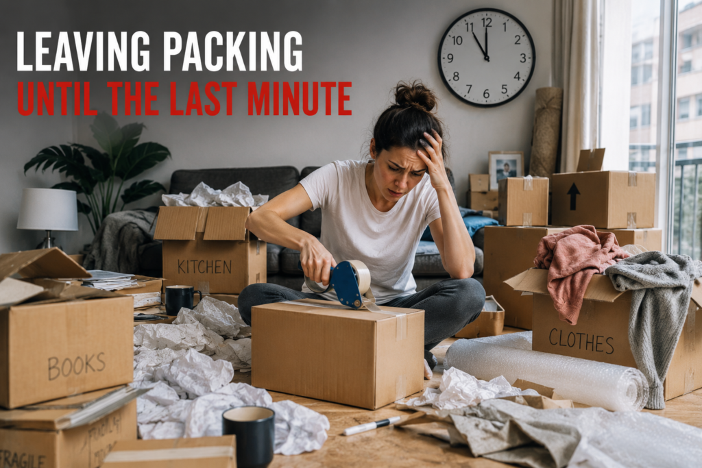 Most Common Moving Mistakes Australians Make Leaving Packing Until the Last Minute