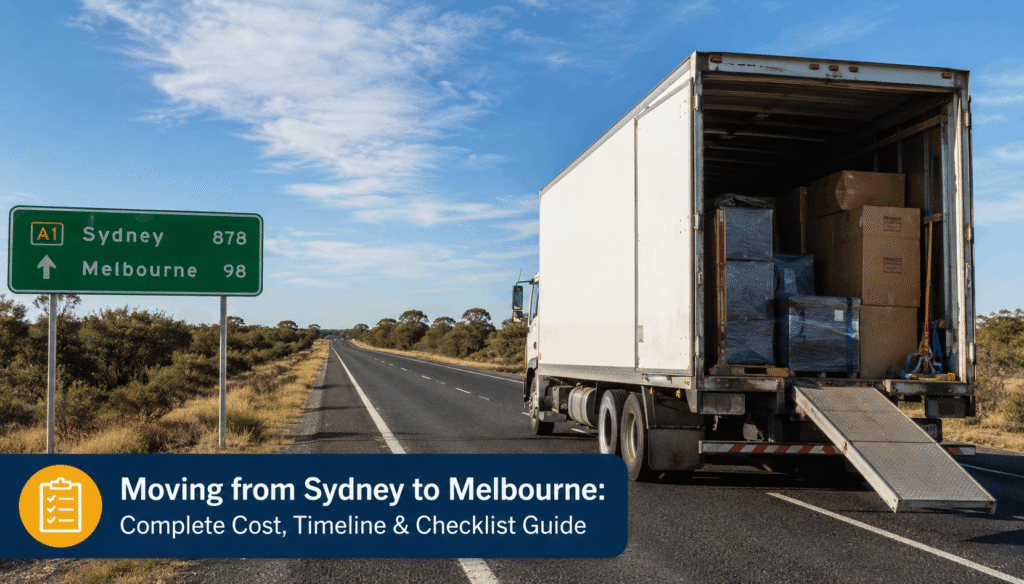 Moving from Sydney to Melbourne: Complete Cost, Timeline & Checklist Guide Moving from Sydney to Melbourne: Complete Cost, Timeline & Checklist Guide