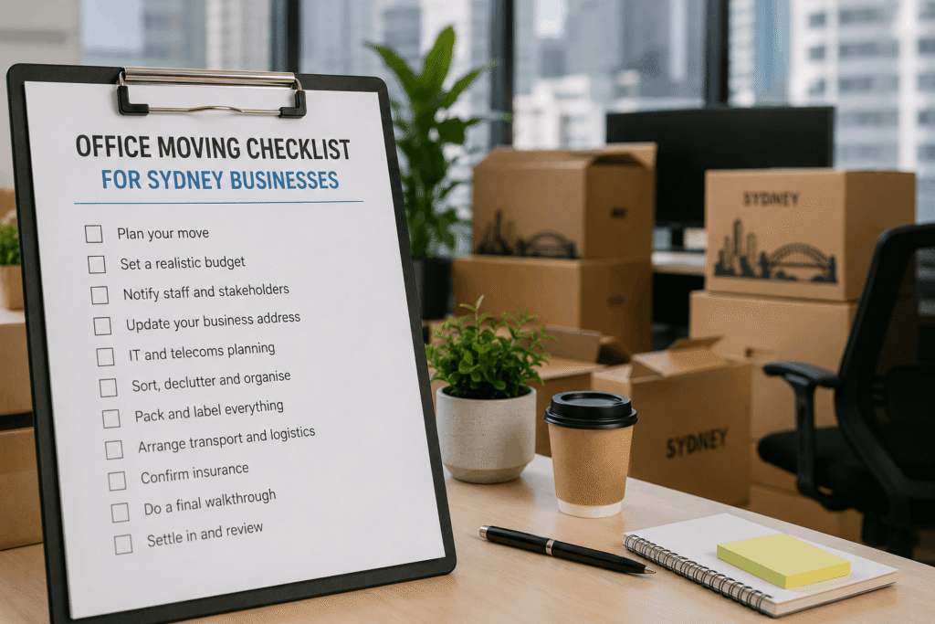 Office Moving Checklist for Sydney Businesses Office Moving Checklist for Sydney Businesses
