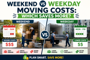 Weekend vs Weekday Moving Costs: Which Saves More?