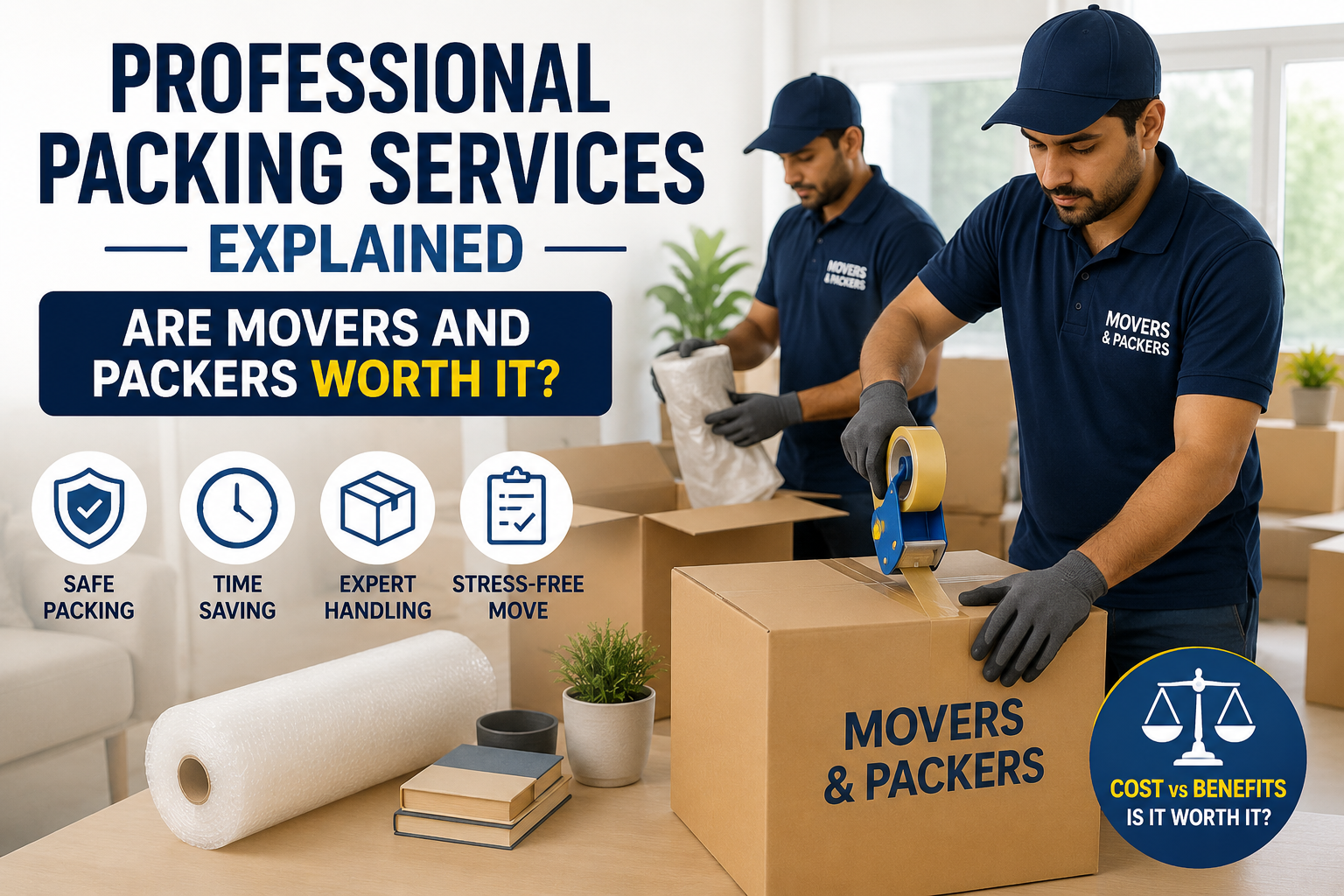 Professional Packing Services Explained: Are Movers and Packers Worth It?
