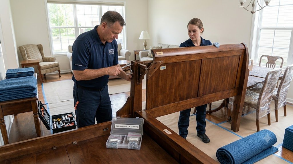 What Happens to Your Furniture in Transit? A Step-by-Step Journey Inside an Interstate Move Step Three: Disassembly of Larger Items
