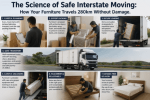 The Science of Safe Interstate Moving: How Your Furniture Travels 280km Without Damage