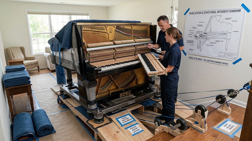 How a 500kg Piano Travels 900km: The Engineering Behind Specialty Moving Services Understanding Why Pianos Are So Difficult to Move